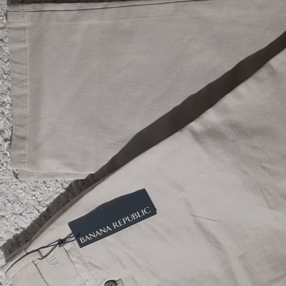 NWT Banana Republic Flat Front Straight Fit Chinos - Khaki - Various Sizes - Picture 3 of 7